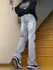 Vibras Streetwear Americano Jeans Gris Ahumado para Hombre Nuevo Estilo 2026 Marca de Moda Versátiles Lavados Vintage Pantalones Ropa para Hombre