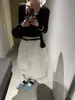 Versátil Falda Petite Estilo Coreano Estilo Ins, Nueva Falda Corta de Verano de Línea A de Longitud Media que Cubre las Caderas y Te Hace Ver Más Delgada