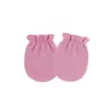 Conjunto de Gorro y Manoplas para Bebé Niña Recién Nacida Gorro de Hospital Gorro con Lazo Guantes de Bebé 0-6 Meses Gorro