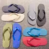 Chanclas sencillas para hombre para uso en exteriores, a la moda y casuales, estilo pareja, sandalias de playa planas antideslizantes de color sólido para verano para hombre