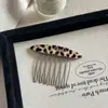 Pente Fofo de Acetato Pente de Inserção Grampo de Cabelo Presilha Lateral Presilha Superior Acabamento Avançado Franja da Testa Pente de Cabelo Feminino Artefato