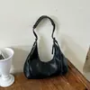 Bolsa Feminina de Axila 2026 Novo Estilo Tendência Outono Retrô para o Trabalho Bolsa de Ombro Único High-End Nicho Transversal Bolsa Meia-Lua