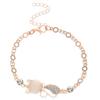 Moda Transfronteiriça Pedra Olho de Gato Gato Brincos Colar Pulseira Conjunto Feminino Joias de Luxo Leve Elegante Combinação Europeia e Americana Joias