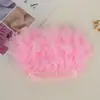 Directo de fábrica pieza de rasgar fuego tela de plumas accesorios hechos a mano diy ropa falda plumas decorativas venta al por mayor