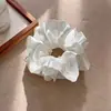 Scrunchie Dupla Camada Estilo Coreano para Mulheres, Elástico de Cabelo de Alta Qualidade para Rabo de Cavalo Baixo, Acessório de Cabelo Elegante