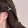 Coreano de alta gama exquisito lazo clip pequeño para mujer cabello suelto flequillo clip lateral clip de tiburón tocado de princesa