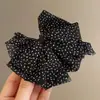 Pinza para el pelo de malla con lunares y lazo estilo coreano ins, elegante y moderno accesorio para recogido a medias, nuevo accesorio para el pelo de primavera-verano