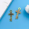Mistura 20 Chave Dourada Antiga Borboleta Âncora Liga Pingente Joia Pingente DIY Pulseira Vintage Colar Pingente Pequeno