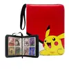 Amazon Custom Libro de Cartas Pokemon Bolsa de Cosméticos para Cartas Láser 9 Compartimentos Libro de Cartas de Cuero Eevee Libro de Cartas de Hojas Sueltas