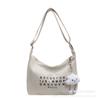 Bolsa Grande de Lona Casual y Elegante para Mujer 2026 Nueva Tendencia Gran Capacidad Moda Bolso Cruzado Bolso de Hombro para Viajes