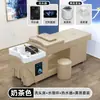Cama para Lavagem de Cabelos, Cama Especial para Tratamento Capilar para Salão de Beleza e Barbearia com Circulação de Água e Aquecedor de Água, Cama com Massagem Integrada, Exportação Transfronteiriça