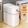 Lixeira Ajudante Bom Casa 2024 Novo Banheiro Banheiro Especial Sala de Estar Cozinha Tampa Balde de Embalagem Automática
