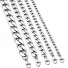 Collar NK de acero de titanio europeo y americano que no se decolora para hombre, pulsera versátil de moda para mujer, accesorios de cadena cubana, joyería personalizada para parejas
