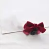 Pinza de doble cara con lazo negro estilo Wang Xinling, tamaño pequeño, alta calidad, clip para flequillo de princesa, tocado, horquilla