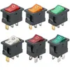 Interruptor Tipo Barco Kcd1-101 Dois Pinos Duas Velocidades 15*21 Interruptor Basculante Interruptor de Banda Tipo Barco de 2 Pinos Duas Velocidades Quatro Pinos