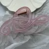 Pinza para el Cabello de Color Gelatina para Mujer, Tamaño Grande, Pinza para Cola de Caballo para la Parte Posterior de la Cabeza, Pinza Grande para Cabello Espeso, Pinza de Tiburón