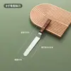Ferramentas de Confeitaria 15cm 20cm 25cm Cabo de Madeira Aço Inoxidável Curvo Espátula para Manteiga Raspador de Bolo Faca de Beijo Faca de Decoração