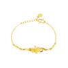 Pulseira de flor de ouro de areia do Vietnã ajustável temperamento feminino versátil estilo antigo herança por muito tempo não desbota transmissão ao vivo fornecimento no atacado