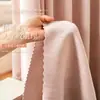 Cortina de cama de tela pura, sin revestimiento, engrosada, alta capacidad de bloqueo de luz, adecuada para todos los dormitorios estudiantiles, para literas superiores e inferiores, proporcionando privacidad en las habitaciones de dormitorio