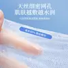 Algodón húmedo abierto, aplicación facial, sábana de algodón cosmético estirable especial, papel de mascarilla Tencel ultrafino, toallita húmeda hidratante abierta