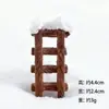 Micro Paisagem Miniatura Acessórios de Natal Papai Noel Boneco de Neve Rena Presente Trenó Meias Mini Enfeites