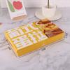 Caja para Tartaletas de Huevo Portuguesas, 2 Piezas, 4 Piezas, 6 Piezas, Caja de Empaque Desechable con Ventana de Piel de Uva, Caja de Empaque de Papel Integrada