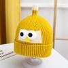 Gorro de bebé otoño e invierno coreano nuevo para hombre y mujer para niños protección para las orejas lindo gorro de lana chupón de bebé gorro de ojos grandes