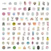 100 Adesivos Inspiracionais Estéticos de Abstinência de Álcool em Desenho Animado DIY para Celular, Guitarra, Mala Decoração de PVC à Prova d'Água Adesivos Transfronteiriços