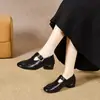 Zapatos Planos Mary Jane para Mujer 2026 Modelo Nuevo Otoño/Invierno con Correa en T y Diseño Hueco, Zapatos para Mujer Estilo Universitario Retro con Punta Redonda