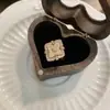 Collar Láser Buqi Lati Oro Rosa Cepillado Italiano Trébol de Cuatro Hojas Pulsera de Cinco Flores Anillo Láser Pendientes