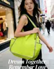 Bolsa de Compras Plegable Ecológica de Gran Capacidad para Mujer Bolso de Hombro Portátil Engrosado Bolsa para la Compra del Supermercado Bolsa de Viaje Bolso Tote Grande