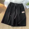 Shorts de Basquete Casuais Masculinos Finos de Seda Gelada para o Verão, Calças Versáteis Soltas Tendência Estilo Americano