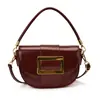 Bolso bandolera tipo silla de montar simple para mujer, nueva colección otoño 2026, bolso de hombro versátil, estilo retro de nicho, bolso tipo silla de montar de un solo compartimento