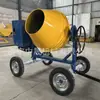 Misturador de tanque pequeno amarelo JB-200, motor à prova de explosão, tambor de mistura vertical para lama, equipamento de mistura para sistema de injeção