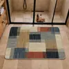 Tapetes para Baño de Casa, Tapetes de Cuero Absorbentes de Agua con Ventosas, Tapetes Antideslizantes para Puerta de Baño, Tapetes Antideslizantes para Puerta de Inodoro, Alfombras