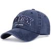 Gorra de algodón lavada NUEVA transfronteriza gorra de béisbol con bordado NEW YORK gorra con visera gorra de sol gorra de béisbol con visera bordada para el sol