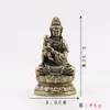Presente de Guanyin sentada em lótus de latão para filho Ornamentos de Guanyin templo casa Guanyin Bodhisattva Salão de Buda artesanato de adoração ornamentos