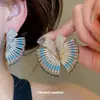 Pendientes Irregulares Geométricos de Plata Vintage, Exquisitos Pendientes Impresionantes Estilo Palacio, Pendientes Elegantes de Lujo Ligero de Gama Alta para Mujer
