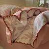 Conjunto de Cama de Algodão Puro Escovado Outono e Inverno Quatro Peças Lençóis de Cama Grossos de Algodão, Lençóis de Cama com Elástico, Capas de Edredom, Conjunto de Roupa de Cama de Três Peças