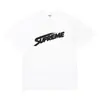 Camiseta Unisex de Manga Corta Supreme Trendy Streetwear Milán Algodón Puro Peso Pesado Clásica Suelta Versátil con Letras