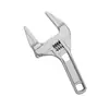 Llave de aleación de aluminio con mango corto, Llave para baño de apertura extragrande, Llave de boca ajustable multifuncional, Llave ajustable multifunción