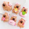 Charms para Zapatos de Capibara Hechos a Mano Accesorios para el Cabello Diademas Sombreros Fundas para Teléfono Cadenas para Teléfono de Niños Pulseras Accesorios para la Cabeza