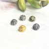Botones Mini Ultrapequeños de 7mm para Ropa de Muñeca Flor Pequeña Ropa de Muñeca Bjd Botones Metálicos Accesorios para Muñecas