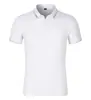 Camisa polo unisex de algodón mercerizado piqué de 40 hilos, manga corta de verano, para líderes y jefes, con logo impreso, ropa de trabajo para verano