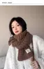2026 Nuevo Versátil Estilo Coreano Calentador de Cuello Lindo Suave Grueso Rosa Tejido Bufanda de Lana para Niñas en Invierno