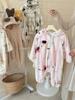88350 Pelele Infantil 2025 Nuevo Mono Forrado de Polar Ropa Linda para Bebé Dulce y Adorable Invierno Espesado y Cálido