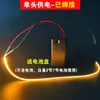 Tira de LED ultra fina de 1 mm redonda iluminación de 360 grados tira de luz DIY tira de LED COB bajo voltaje 3V banda de goma filamento caja de batería