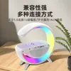 Big G3401Mini Transfronterizo Nuevo Pequeño g Altavoz Bluetooth Carga Inalámbrica Reloj Despertador Luz de Ambiente Altavoz Bluetooth Multifunción
