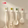 Ganchos adhesivos KM 862, no requieren taladro, para cocina, baño y detrás de las puertas; colgadores adhesivos sin rastro para pared, colgadores de toallas, diseño de caricatura