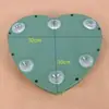 Forma de corazón coche de bodas espuma floral tabla de espuma para arreglos florales modelo modelado arte floral floristería tienda de flores suministros para bodas materiales flores frescas